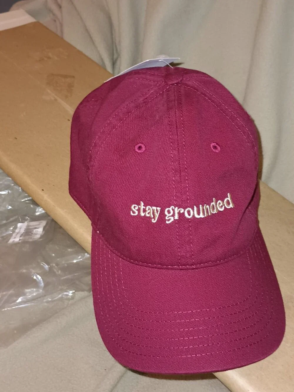 NEW Men's Stay Grounded Baseball Hat - Red